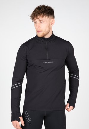 Langarmshirt - - Endurance black LANBARK M melange/grau