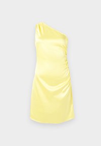 VMSALLY ONESHOULDER SHORT DRESS - Cocktailkjole - pale banana