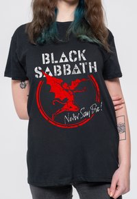 Paradiso Clothing BLACK SABBATH NEVER SAY DIE - Print T-shirt - black