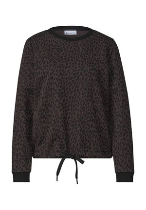 Street One, CREWNECK SWEATSHIRT WITH PRINT - Sweater - molten earth