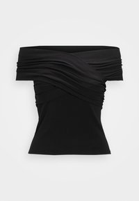 BARNITA SLEEVELESS TANK - Triko s potiskem - black