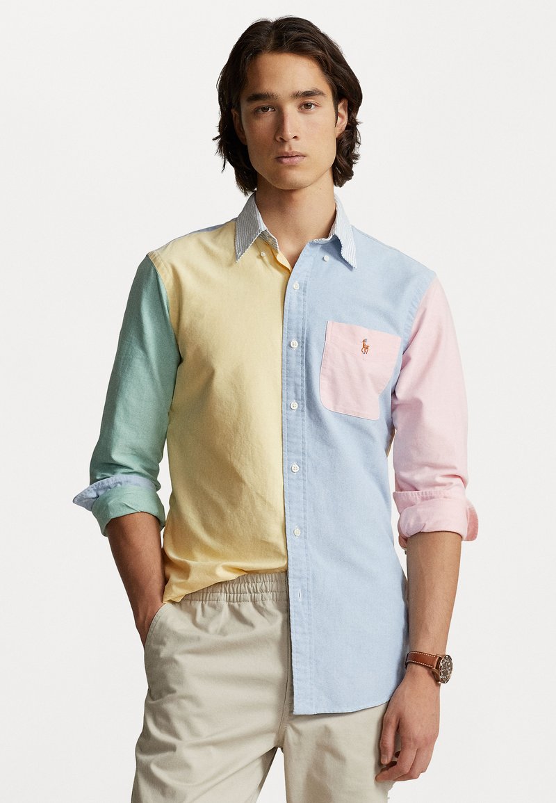 Camisa Tailored Slim Camisa Ralph Lauren Oxford Fun Shirt