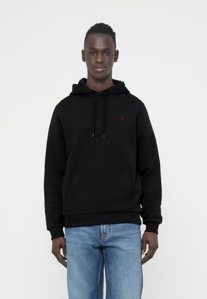 Les Deux CORE CONTRAST HOODIE - Hoodie - black
