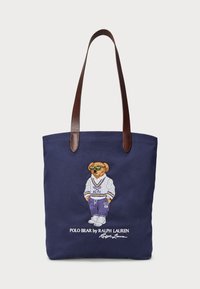 TIGER PATCH CAMO SHOPPER TOTE - Cabas - newport navy