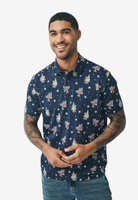 REGULAR FIT - CHRISTMAS - Polo majica - navy blue reindeer