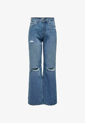 TALL ONLBIANCA EX WIDE - Jeans a zampa - medium blue denim