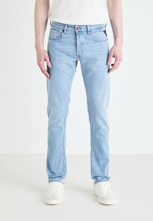 Vaqueros rectos - light-blue denim