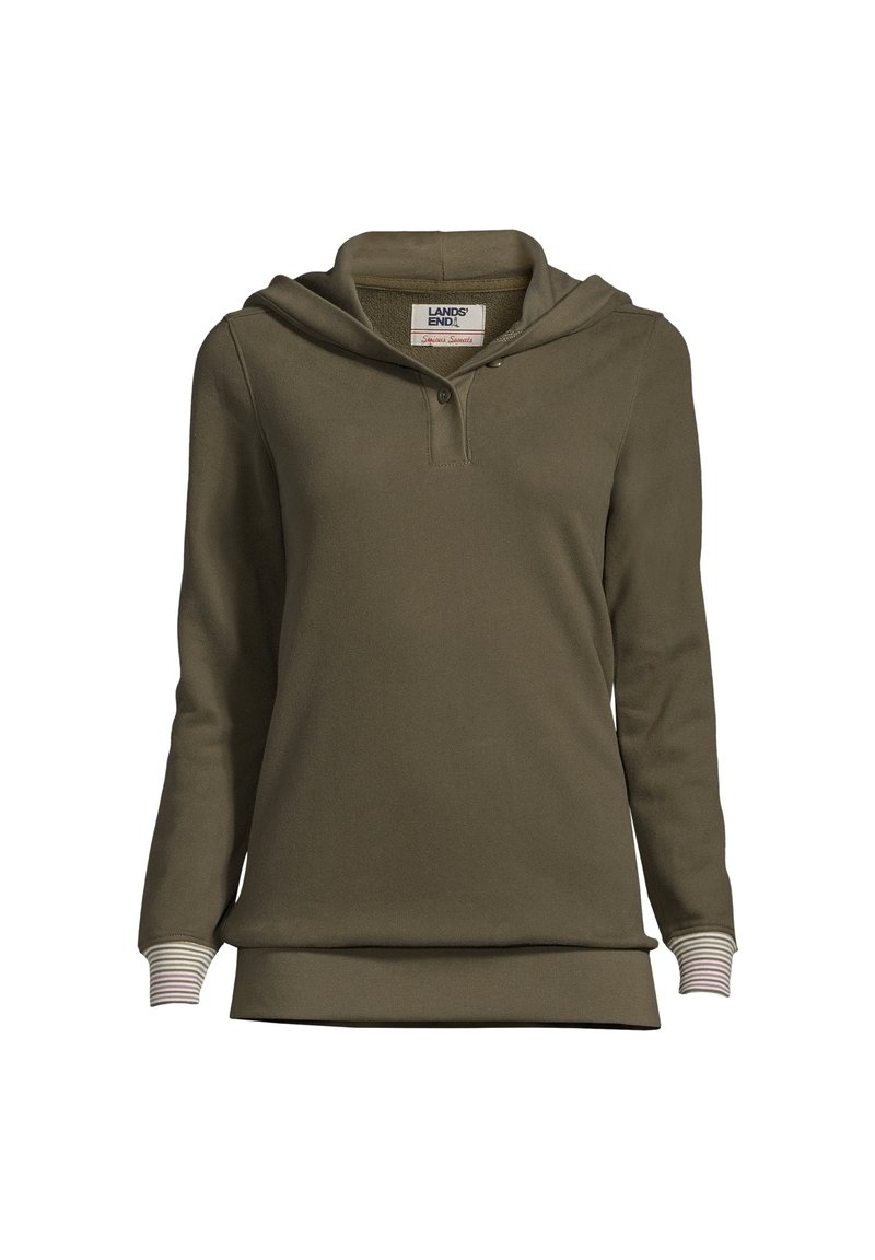 Damen Sweatshirts | LANDS' END Kapuzenpullover forest moss multi stripe/grün - YF64452 Damen Sweatshirts | LANDS' END Kapuzenpullover forest moss multi stripe/grün - YF64452
