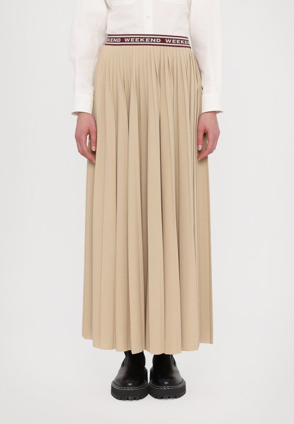 BLEU - Maxi skirt - sand