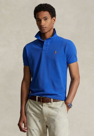 THE ICONIC MESH POLO SHIRT - Pólóing - new iris blue