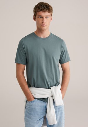 Navadna majica - sea green