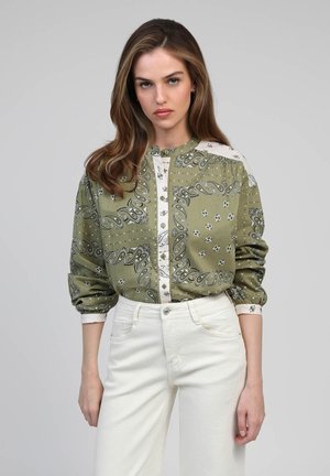 AN'GE Blouse - flinto kaki