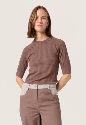 SPINA - Print T-shirt - coffee quartz