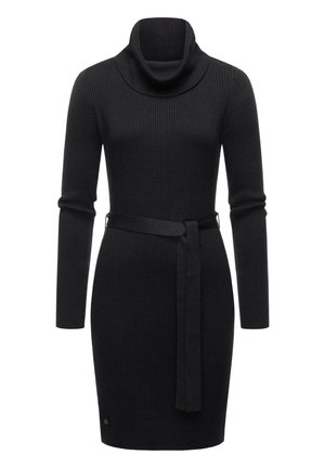 MIYYA - Abito in maglia - black