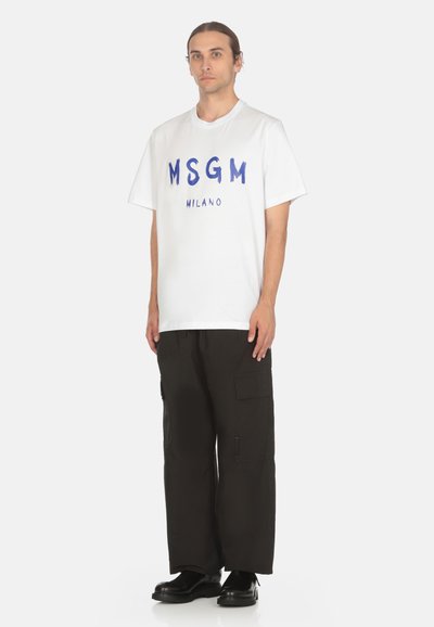 MSGM T-shirt con stampa - white