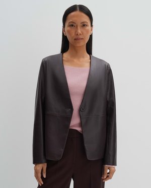 NOEBE - Kunstlederjacke - plum