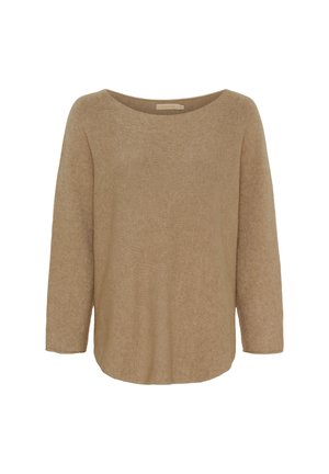 DAGMAR - Striktrøje - light camel