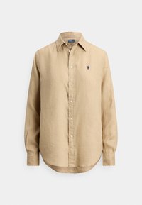 CLASSIC FIT LINEN SHIRT - Košilová halenka  - coastal beige