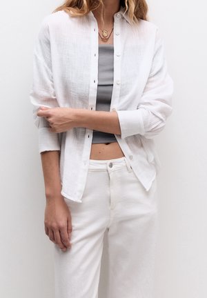 Overhemdblouse - white