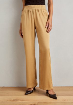 b.young WIDE PANT - Trousers - tigers eye