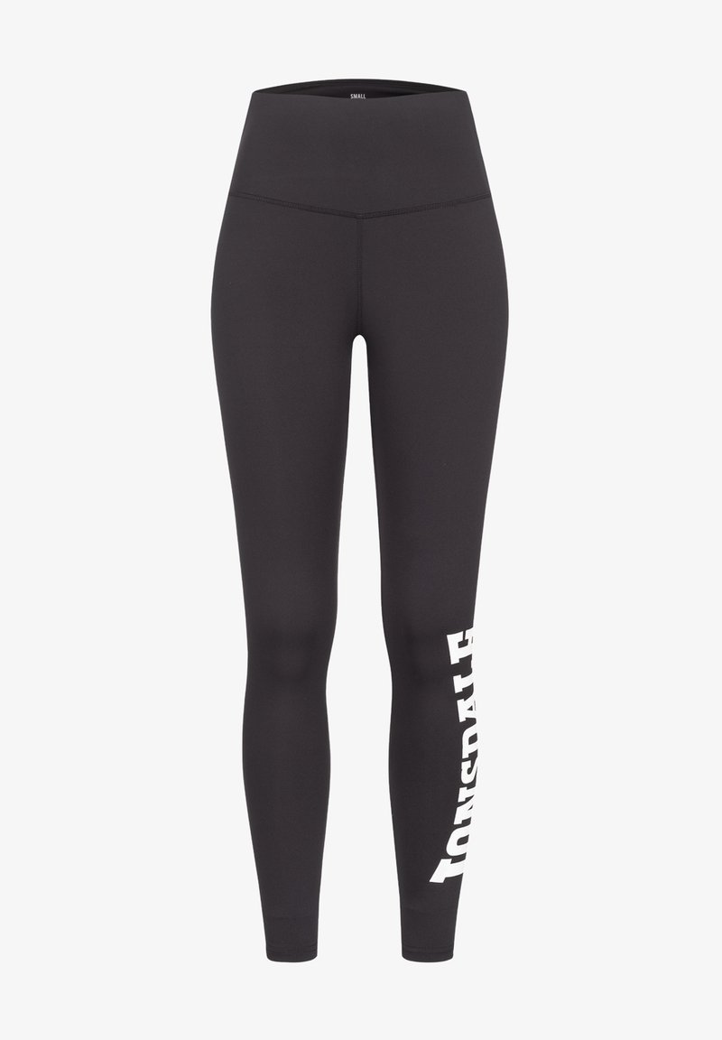 Lonsdale SEMLEY - Leggings - black white