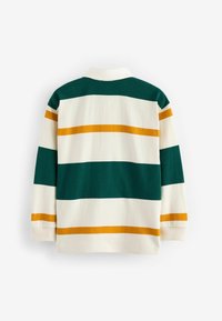 Next REGULAR FIT - Polo - green ecru white srtipe