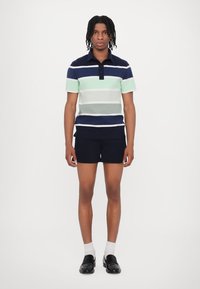 Ron Dorff TENNIS STRIPED WAIST - Short - navy