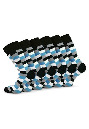 SQUARE MID CUT 6 PACK - Socken - türkis
