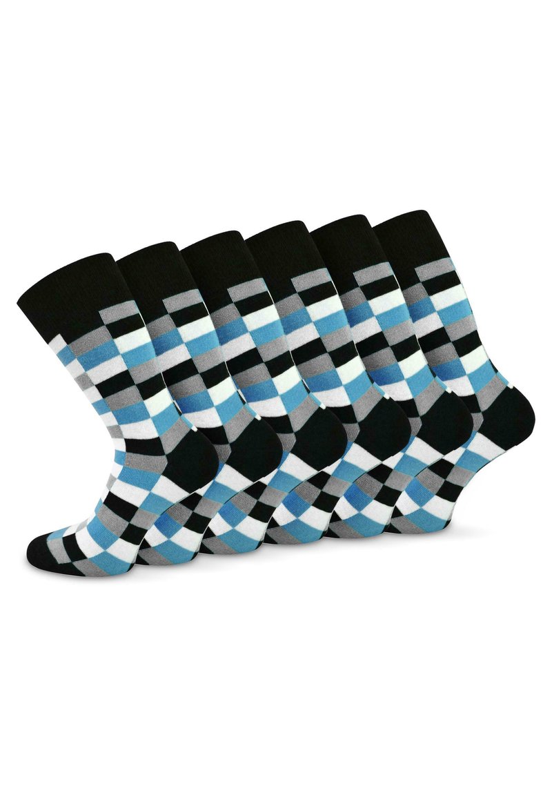 Normani SQUARE MID CUT 6 PACK - Socken - türkis