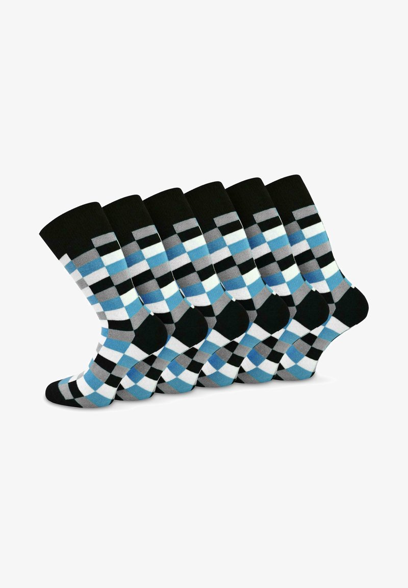 Normani SQUARE MID CUT 6 PACK - Socken - türkis