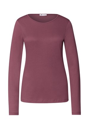 Street One, BASIC LANGARM SHIRT IN UNIFARBE - T-shirt à manches longues - dark clouded blush