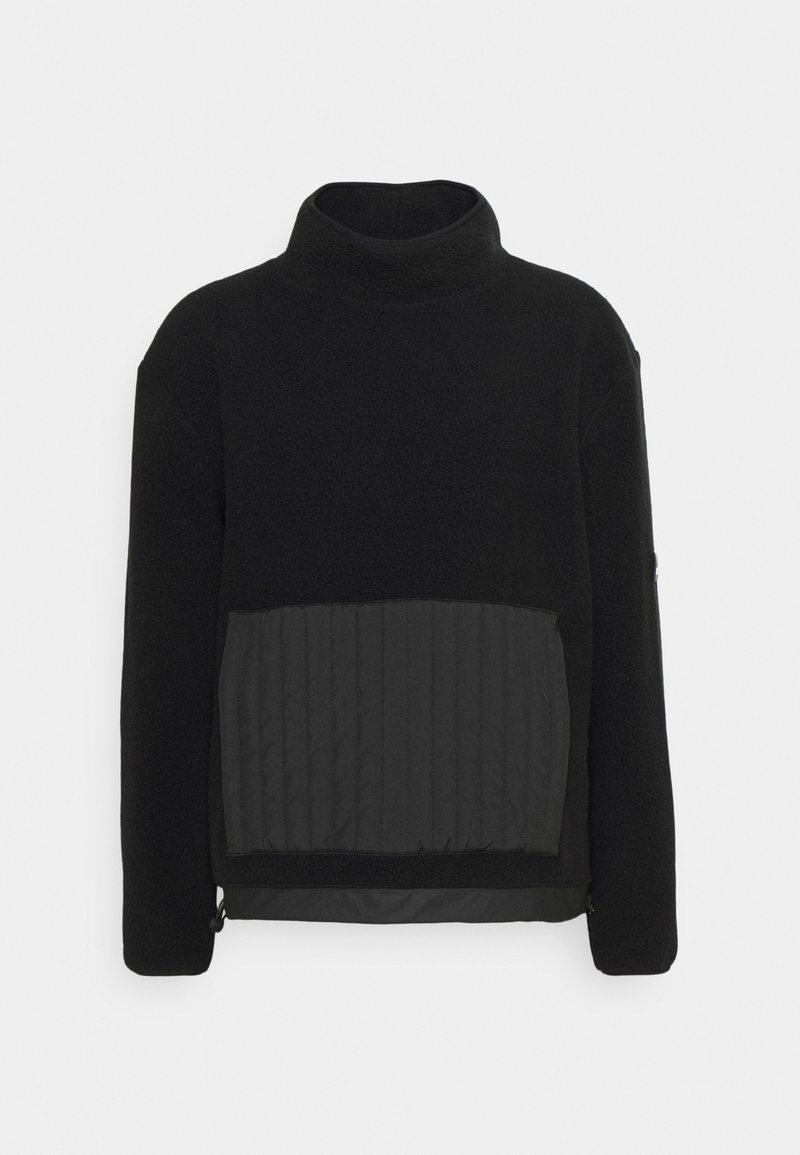 Rains Fleece trui zwart