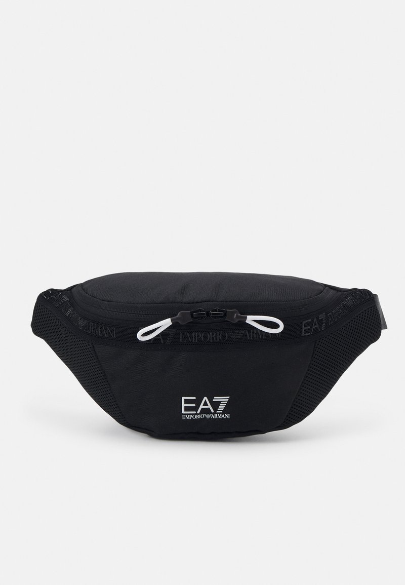EA7 Emporio Armani TRAIN LOGO SERIES WAISTBAG UNISEX - Bum bag - nero
