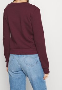 Anna Field Felpa con zip - bordeaux