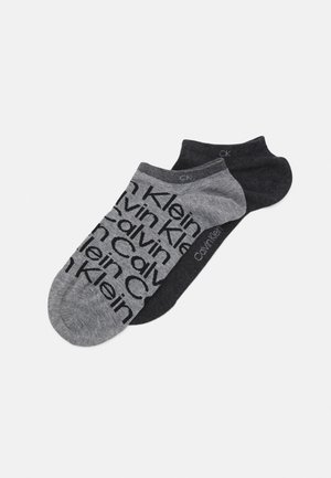 SNEAKER ALL OVER PRINT 2 PACK - Sportske čarape - mid grey