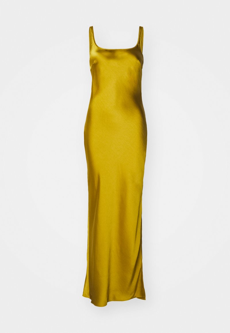 Samsøe Samsøe Maxi-jurk mosterdgeel Samsøe Samsøe Maxi-jurk mosterdgeel