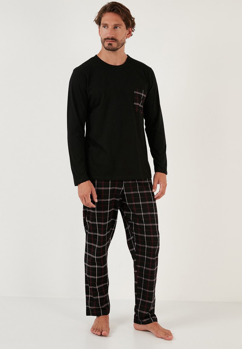Buratti REGULAR FIT SET - Komplet pidžame - black