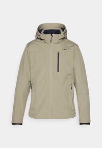 MAN JACKET ZIP HOOD - Softshell jakker - sage