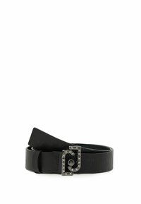 WITH LOGO BUCKLE - Öv - black