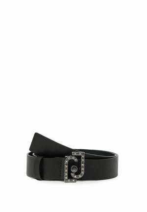 WITH LOGO BUCKLE - Cintura - black