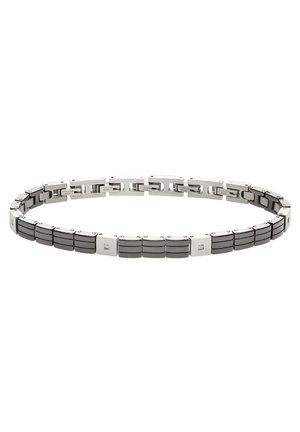BRICK - Armband - silver coloured/black