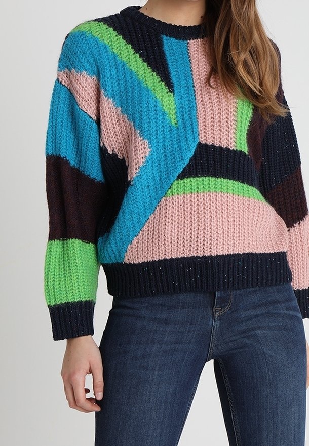 Topshop Strickpullover - multi-coloured