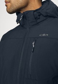 CMP MAN JACKET ZIP HOOD - Softshell dzseki - blue/cemento
