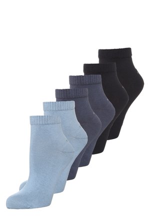 6PACK ONLINE UNISEX ORIGINALS QUARTER  - Socks - smoked blue/stone/navy