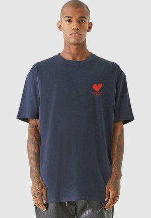 TROPEZ - Apdrukāts T-krekls - navy