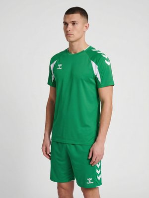 Hummel 2.0  S/S - T-shirts print - jelly bean white