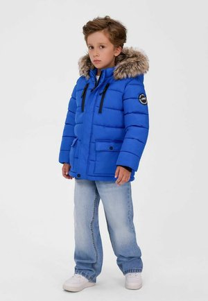 MINOTI, URBAN UTILITY HOODED WITH FUR - WINTER JACKET - Manteau d'hiver - royal blue
