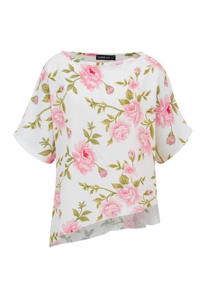 Cloud 5ive, ASYMETRIC TOP - Blouse - white rose