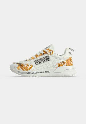 Versace Jeans Couture, FONDO DYNAMIC - Baskets basses - white/gold-coloured