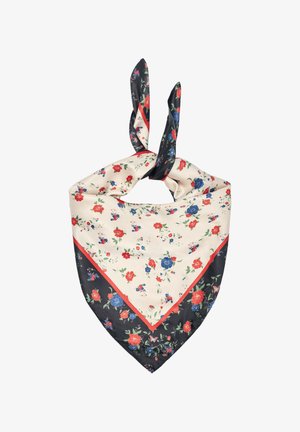 PULL&BEAR, FLORAL PRINT - SCARF - Halsdoek - beige